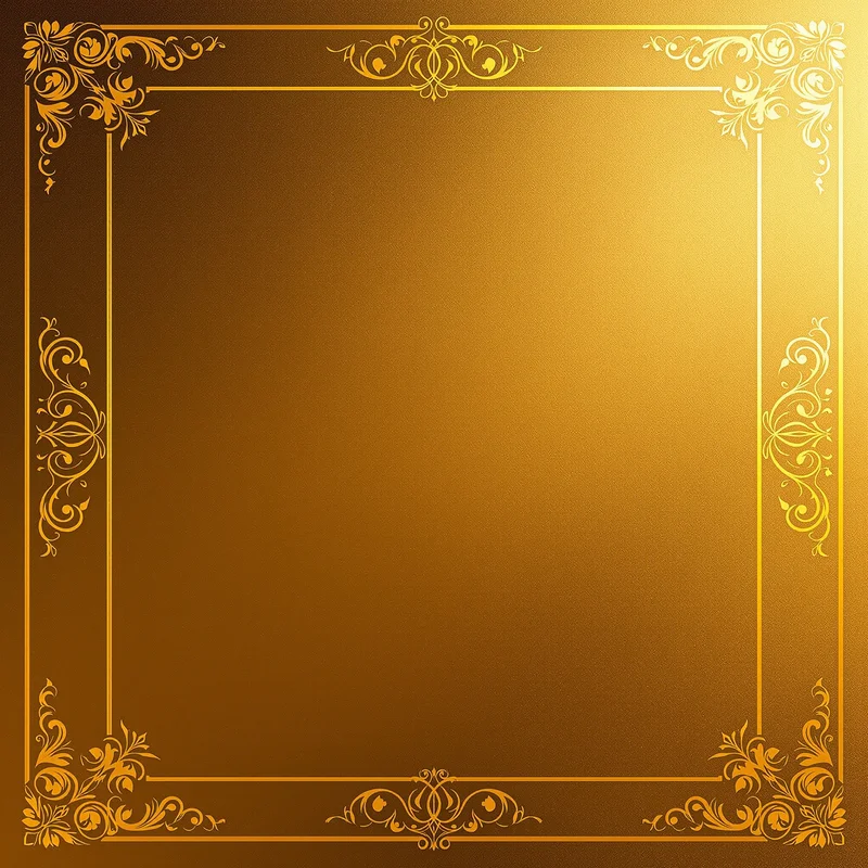 Royal gold wedding card background