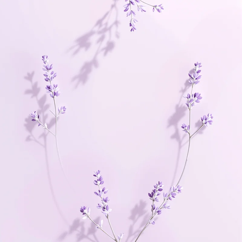 Signature lavender wedding card background