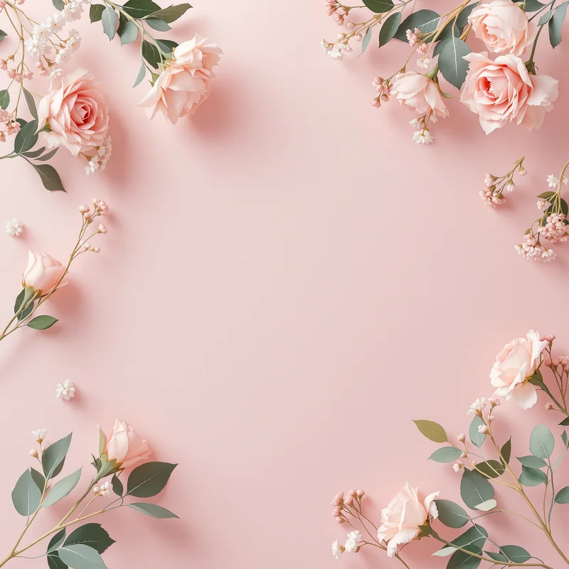 Soft blush wedding card background