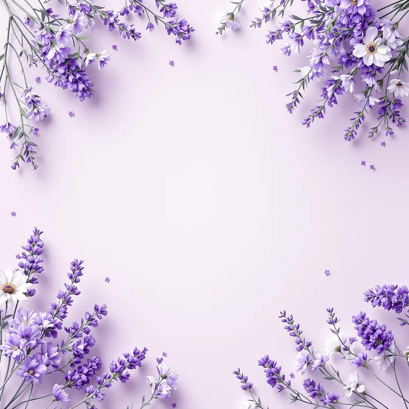 Studio lavender wedding card background