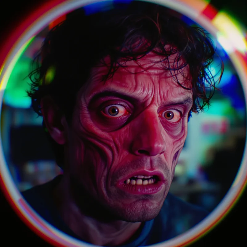 Weird profile image optimized for recognition