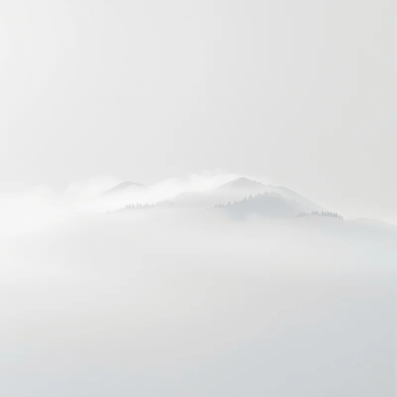 Alpine Mist White Background