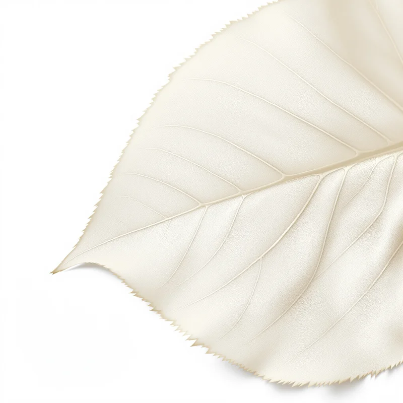 Leaf Vein White Background
