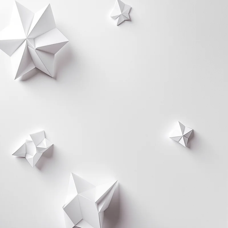 Origami Air White Background