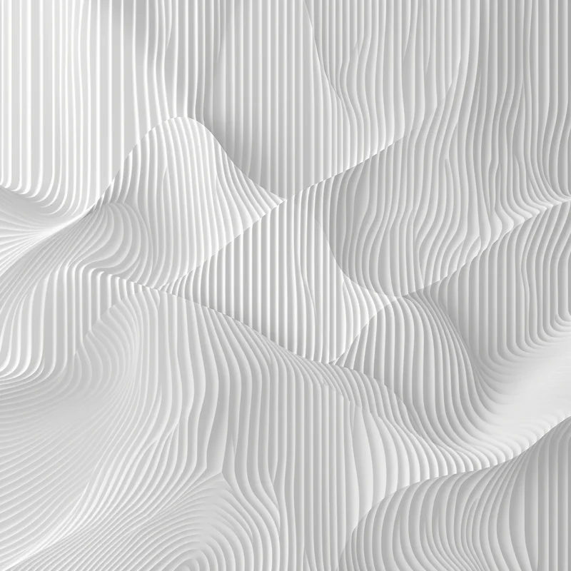 Wave Panel White Background