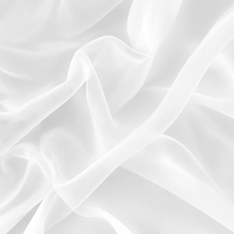 White Mesh Fabric Background