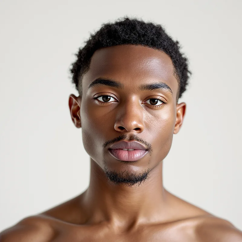 White avatar profile image with minimal composition and clarity