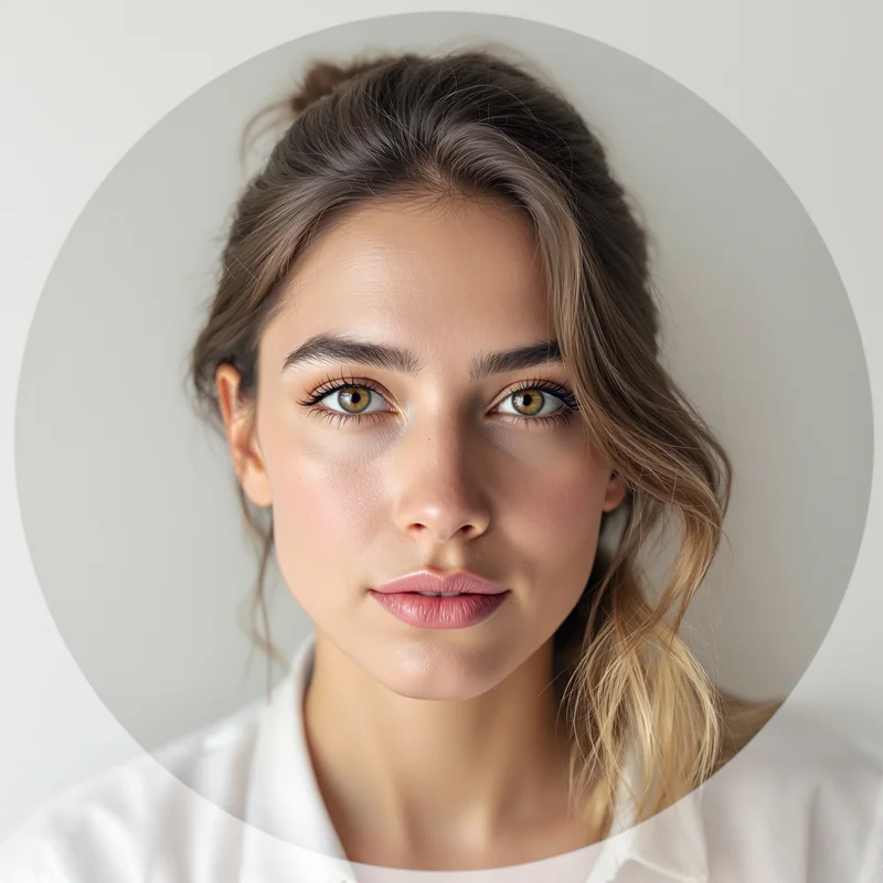 White PFP avatar with clean identity and strong clarity