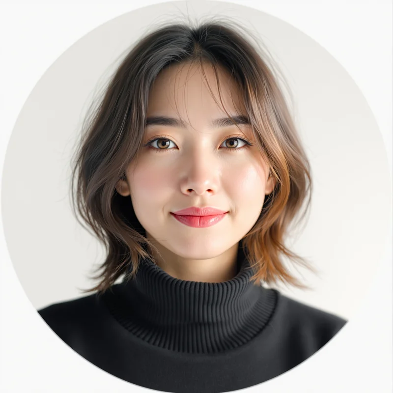 White profile image optimized for clarity and visibility