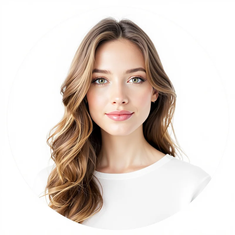 White profile image optimized for clarity and visibility