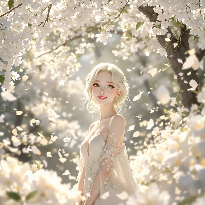 Anime White PFP.