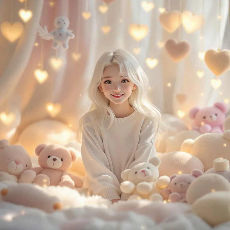 Cute White PFP.