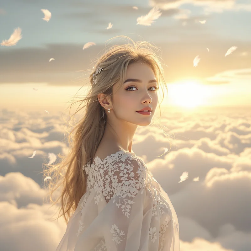 Dreamy White PFP.