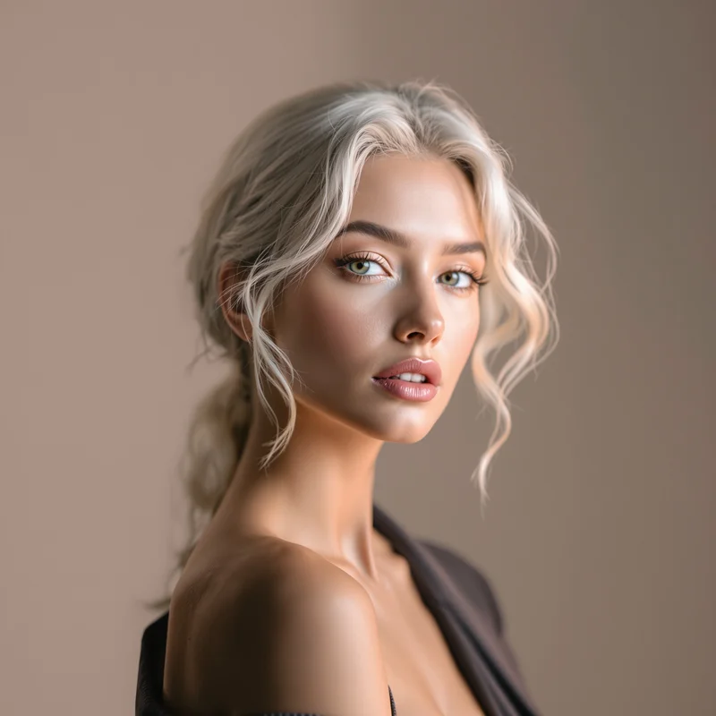 Hyperrealistic White PFP.