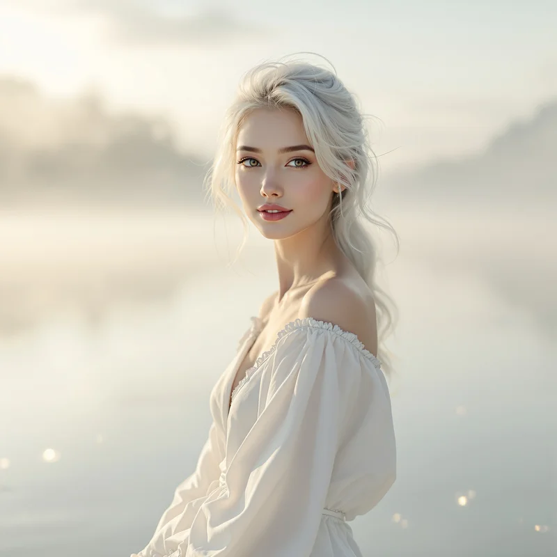 Peaceful White PFP.