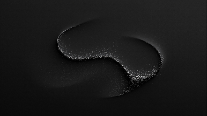 Photorealistic black sand texture top view black background