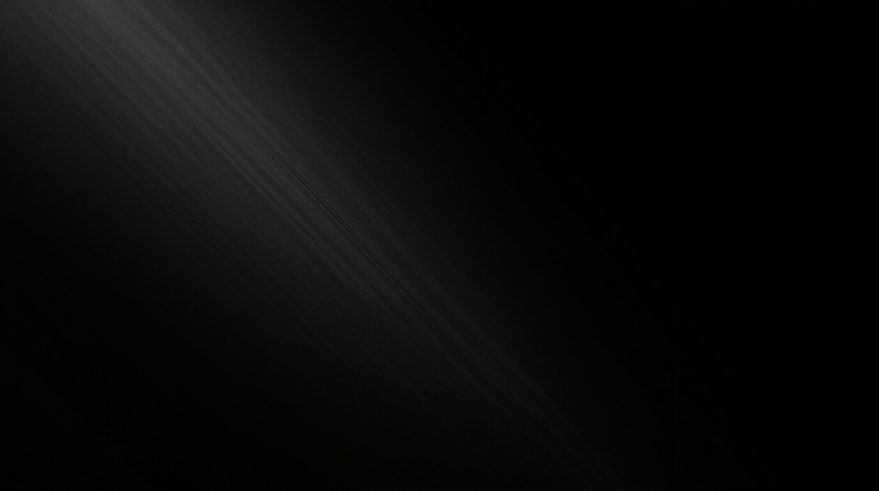 Photorealistic soft diagonal black light gradient black background