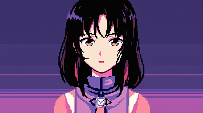 pixel anime avatar square profile picture