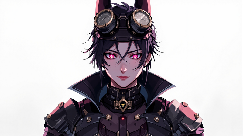 steampunk anime avatar square profile picture