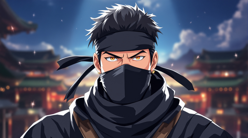 ninja anime avatar portrait profile picture