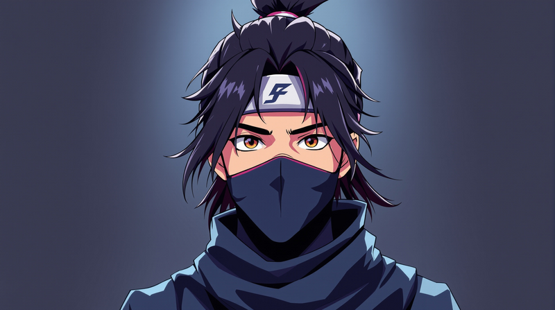 ninja anime avatar portrait profile picture