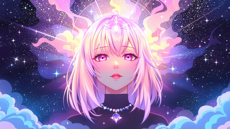 pastel anime avatar portrait profile picture