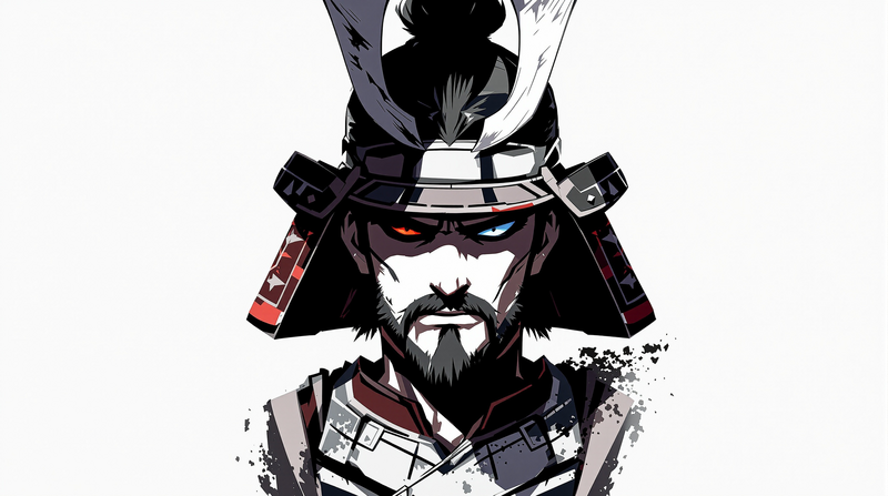 samurai anime avatar portrait profile picture