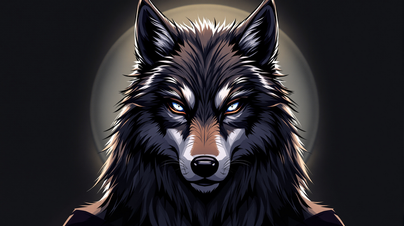 wolf anime avatar portrait profile picture
