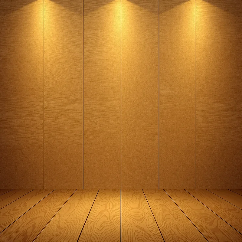 Golden oak wood background