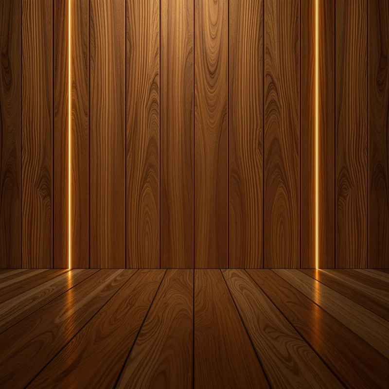 Luminous wood background