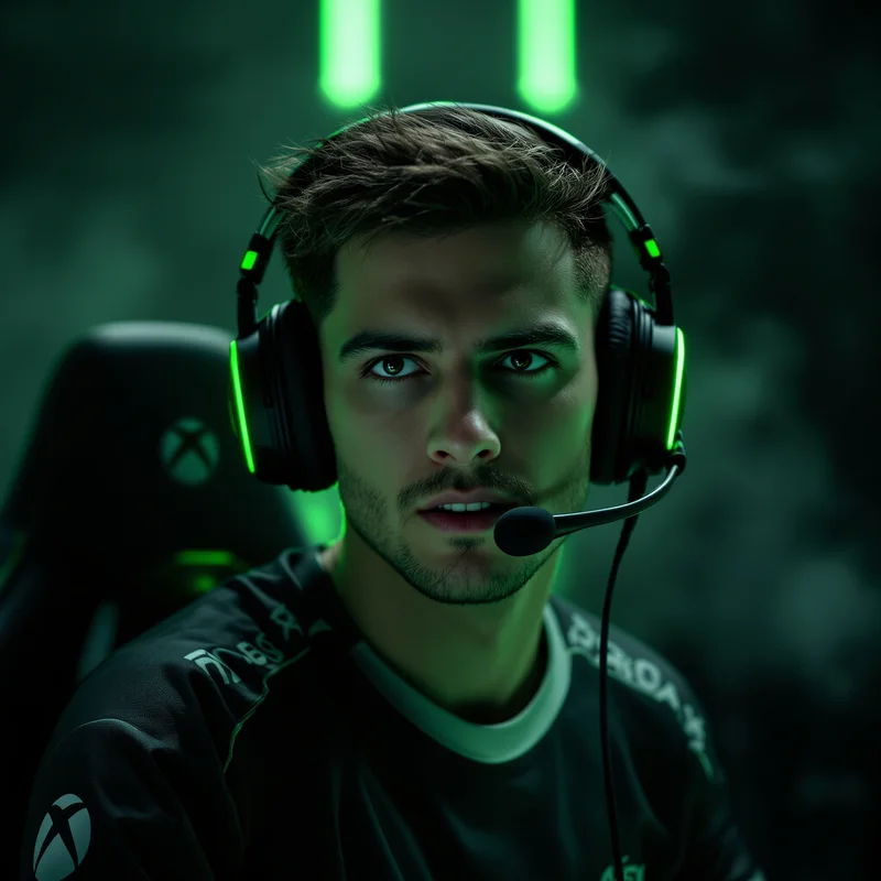 Xbox competitive gamer avatar.