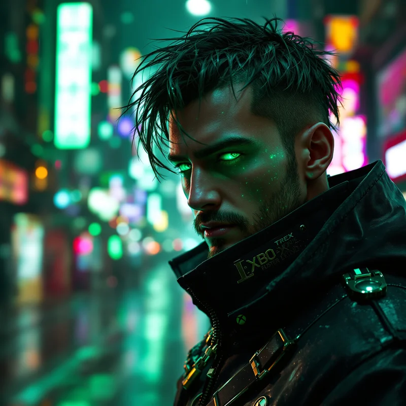 Xbox cyber city avatar.