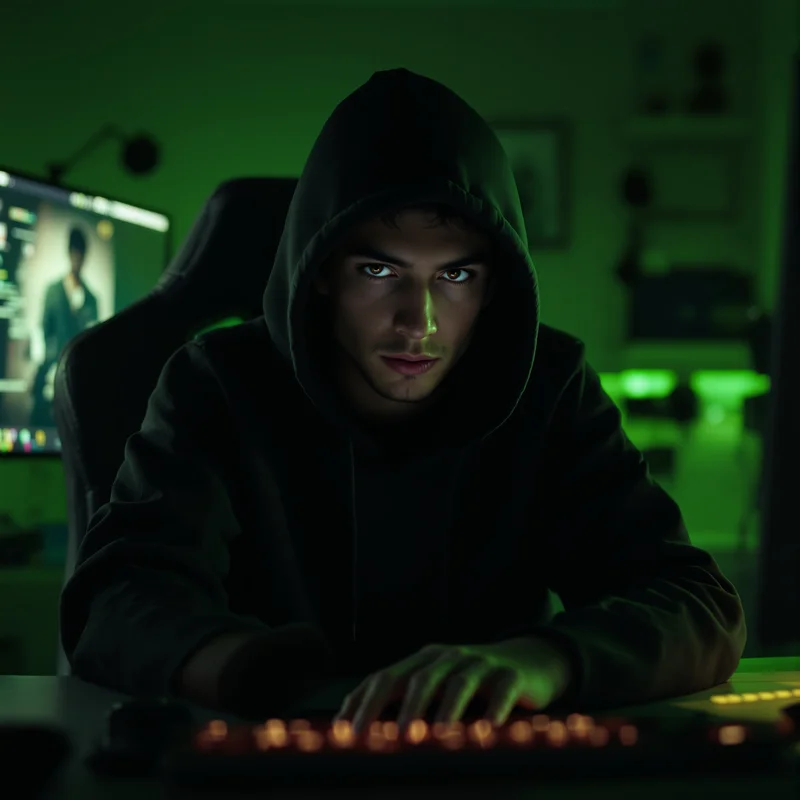 Xbox dark gaming setup avatar.