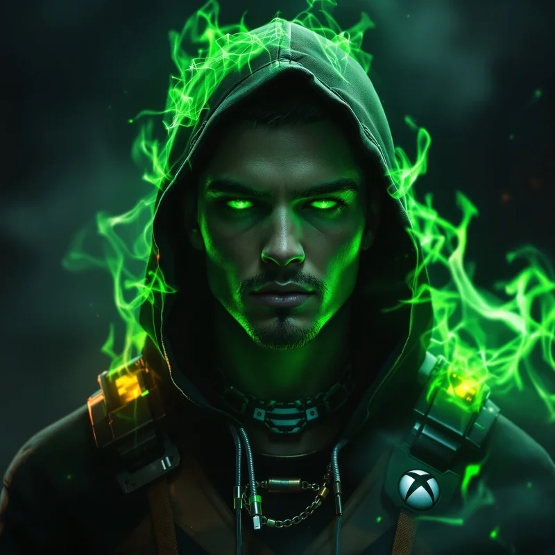 Xbox emerald flames avatar.