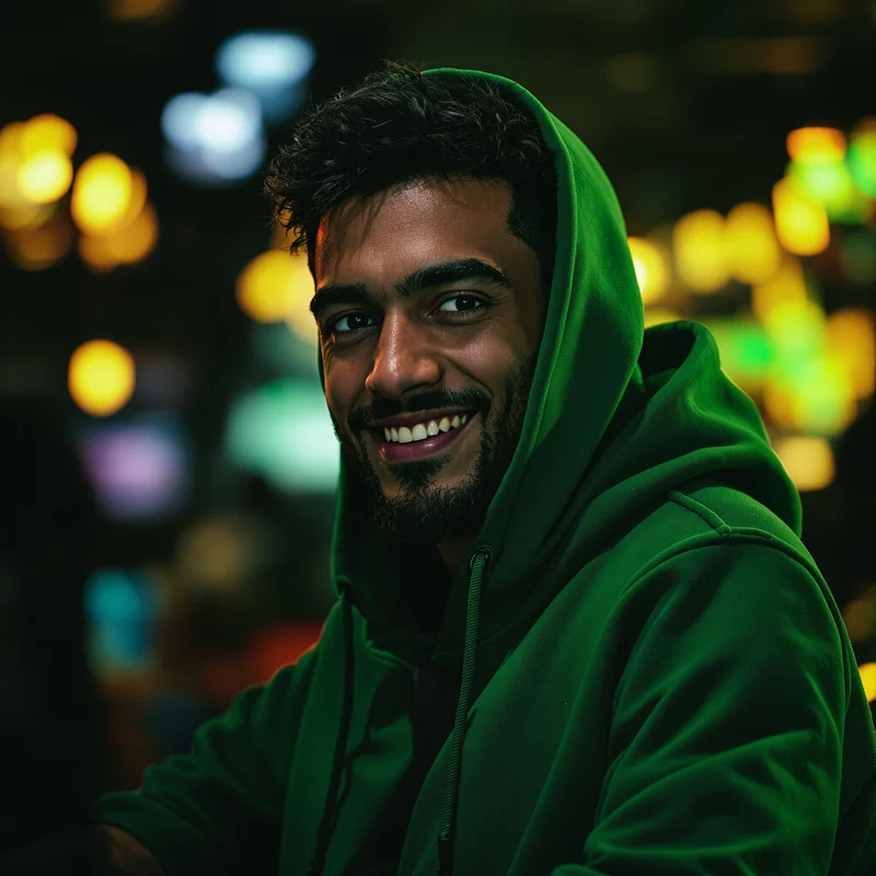 Xbox emerald hoodie avatar.