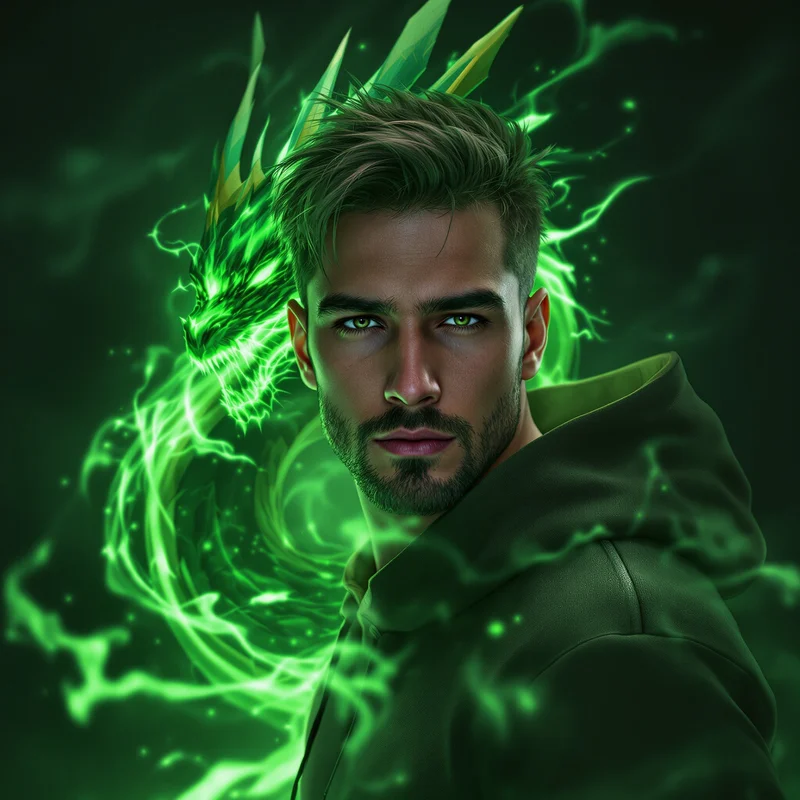 Xbox green dragon avatar.