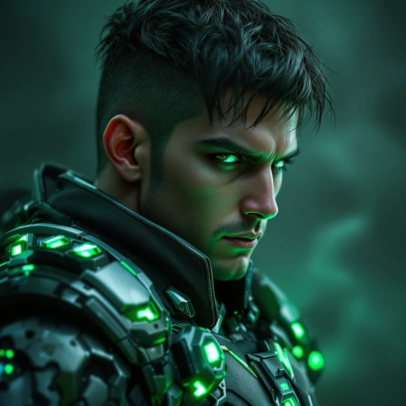 Xbox green mecha avatar.