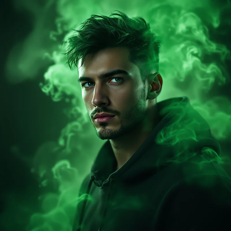 Xbox green smoke avatar.