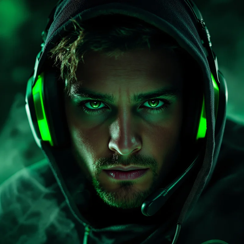 Xbox green sniper avatar.