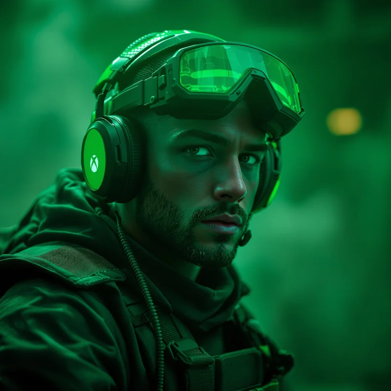 Xbox tactical gamer avatar.
