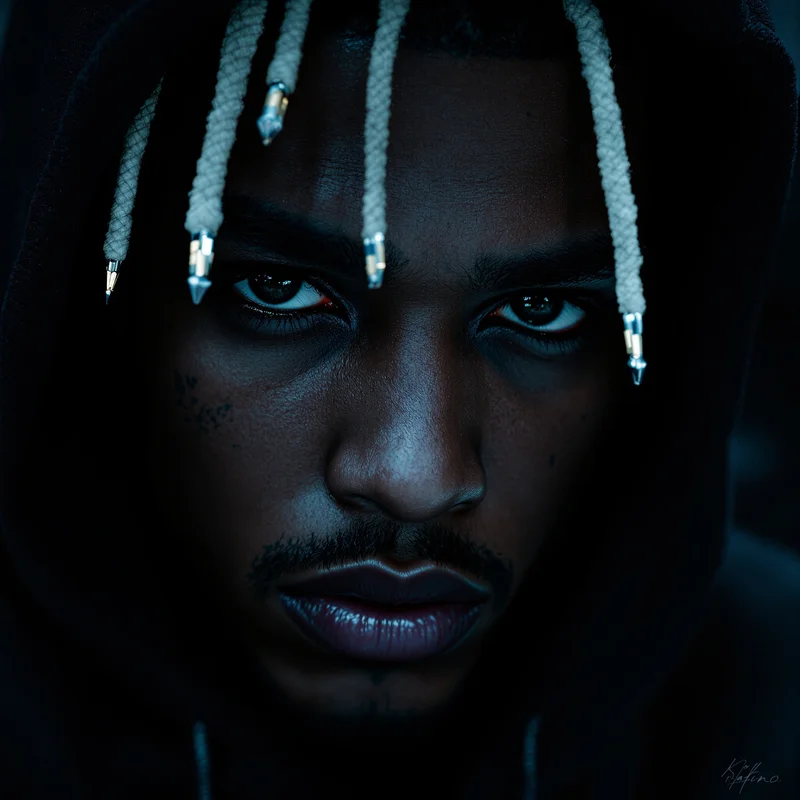 XXXTentacion hoodie profile picture with dark aesthetic background
