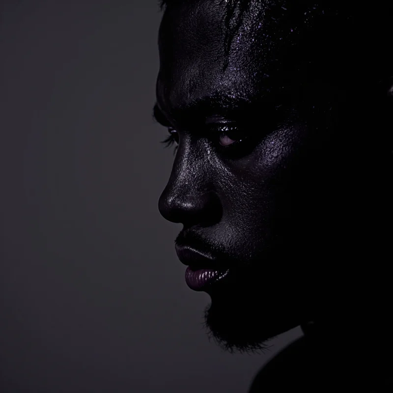 XXXTentacion profile image with cold stare, emotional depth, and strong social identity signal