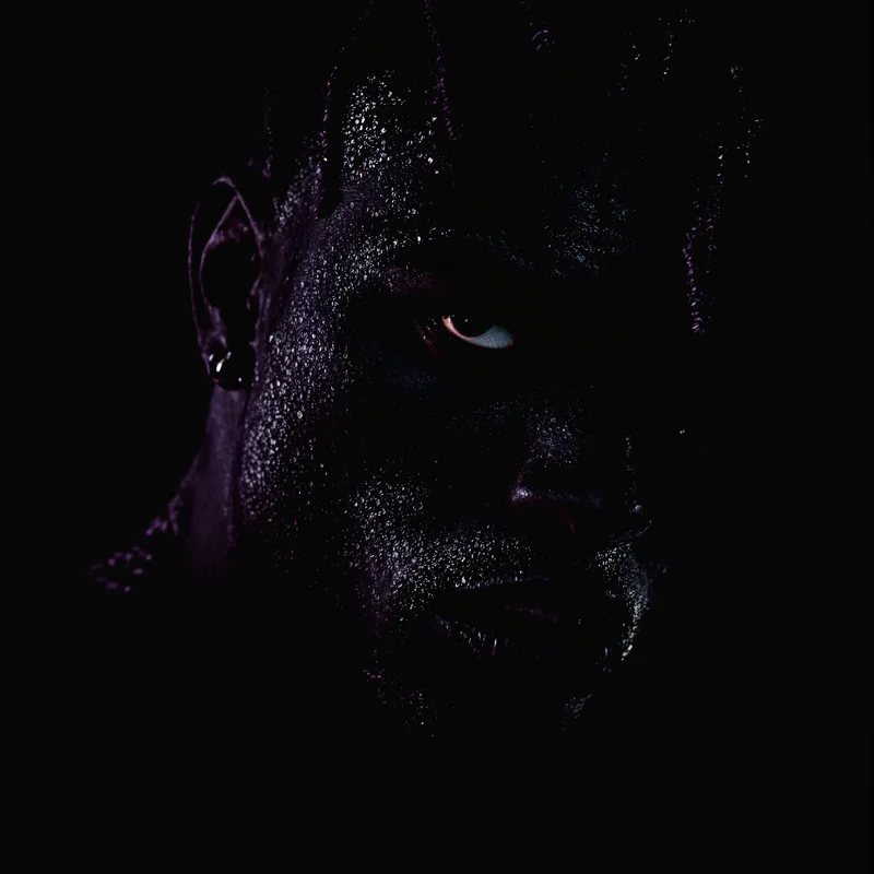 XXXTentacion profile image with cold stare, emotional depth, and strong social identity signal