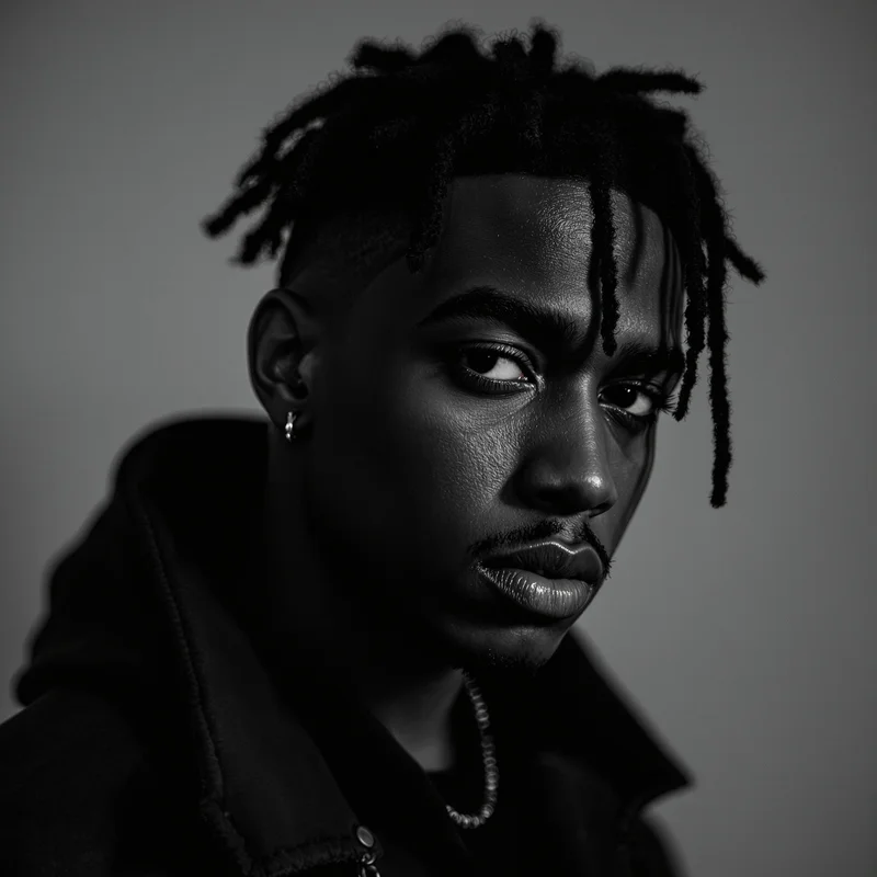 XXXTentacion PFP icon with shadow-heavy mood and memorable digital identity expression