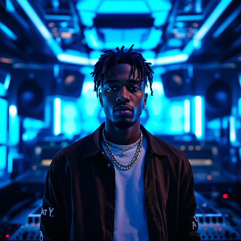 Blue Light Yeat PFP.
