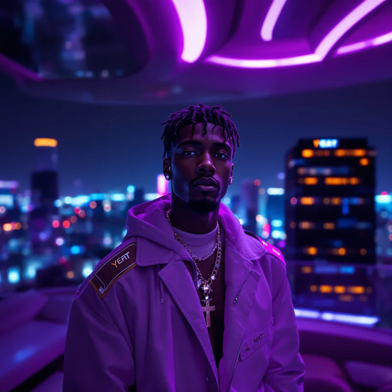 Purple Light Yeat PFP.