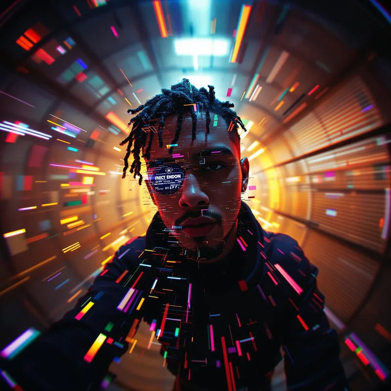 Yeat PFP avatar with glitch chaos identity and strong presence