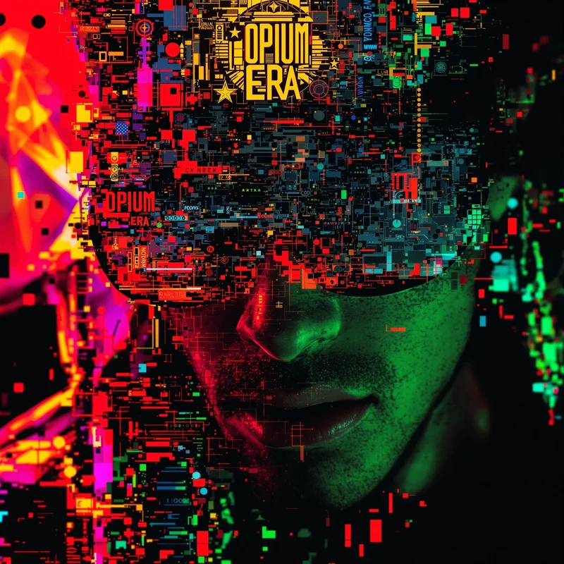 Yeat avatar portrait with rage aesthetic personality