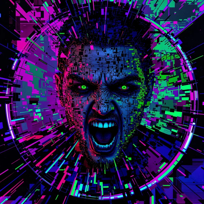 Yeat PFP avatar with glitch chaos identity and strong presence