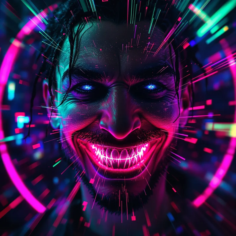 Yeat PFP avatar with glitch chaos identity and strong presence